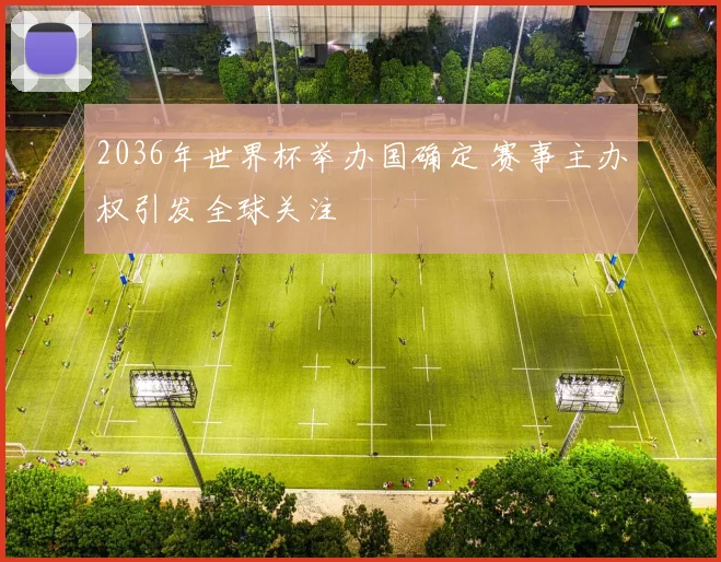 2036年世界杯举办国确定 赛事主办权引发全球关注