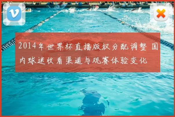 2014年世界杯直播版权分配调整 国内球迷收看渠道与观赛体验变化
